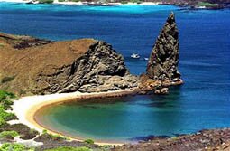 Galapagos Islands, ECUADOR: (FILE) A tourist boat sails past Bartolome Island on the Galapagos Archipelago 26 September, 2000.