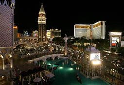 LAS VEGAS - JUNE 17: A general view from the Tao Nightclub at the In Film We Trust bash during the 2008 CineVegas film festival at the Venetian Resort Hotel Casino June 17, 2008 in Las Vegas, Nevada. (Photo by Ethan Miller/Getty Images for CineVegas)